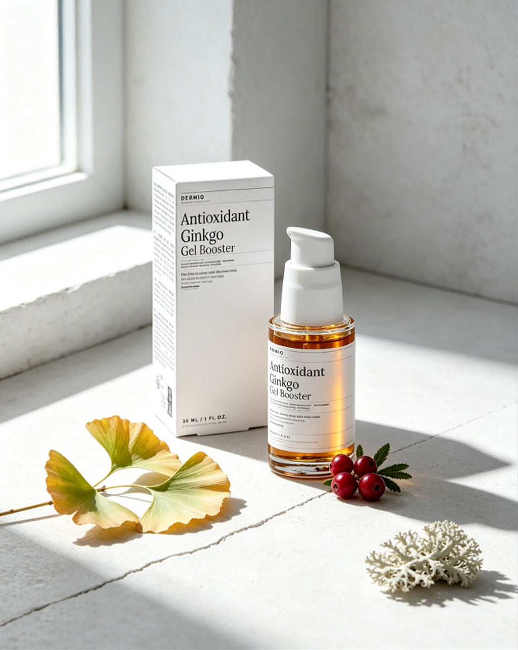 Antioxidant Ginkgo Gel Booster